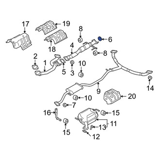 Mazda OE - Rear Catalytic Converter Gasket
