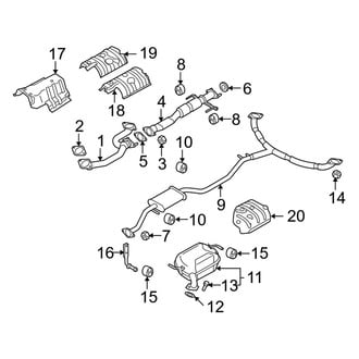 Mazda OE - Exhaust System - Exhaust Components