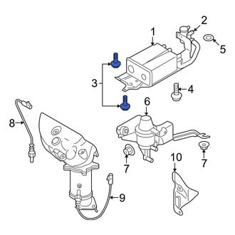 Mazda OE - Left Folding Seat Latch Release Handle Bolt