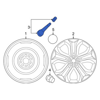Mazda OE - Tire Valve Stem