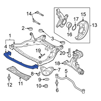 Mazda OE - Front Suspension Crossmember Reinforcement