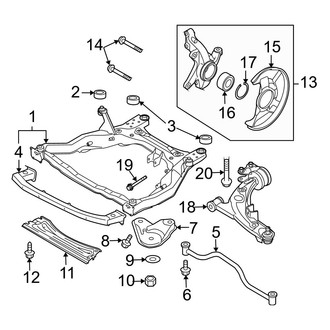 Mazda OE - Front Suspension - Suspension Components