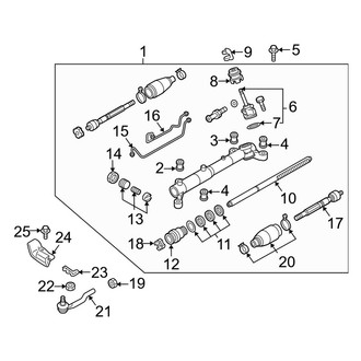 Mazda OE - Steering Gear & Linkage