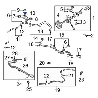 Mazda OE - Power Steering Reservoir Cap Seal
