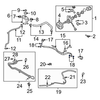 Mazda OE - Turbocharger Coolant Line Gasket