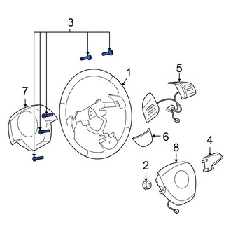 Mazda OE - Steering Wheel Hardware Kit