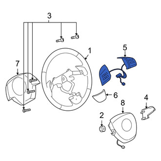 Mazda OE - Steering Wheel Radio Controls