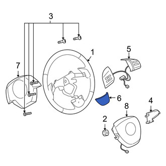 Mazda OE - Front Steering Wheel Trim
