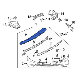 Mazda OE - Center Cowl Cover