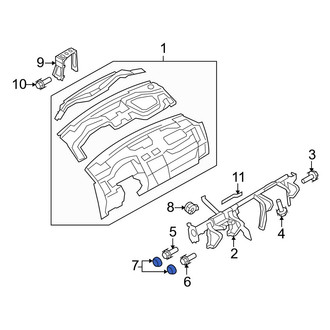 Mazda OE - Instrument Panel Reinforcement Cap