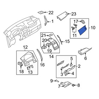 Mazda OE - Instrument Panel Pad