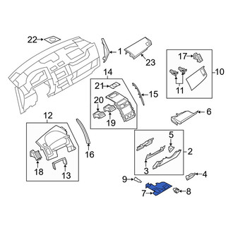 Mazda OE - Left Lower Instrument Panel Cover