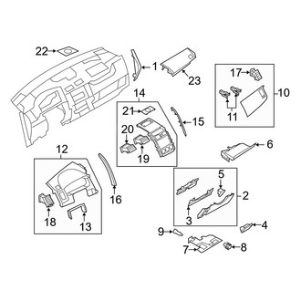 Mazda OE - Instrument Panel Components