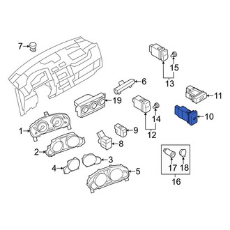 Mazda OE - Right Lower Instrument Panel Cover