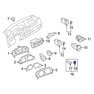 Mazda OE - 12 Volt Accessory Power Outlet Cover