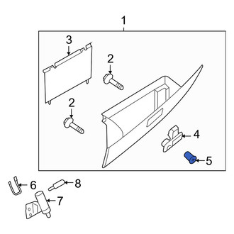Mazda OE - Glove Box Lock Kit