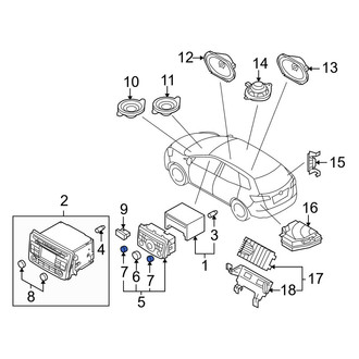 Mazda OE - Outer Radio Knob