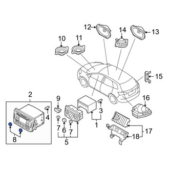 Mazda OE - Radio Knob