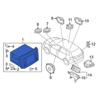 Mazda OE - Radio Control Unit