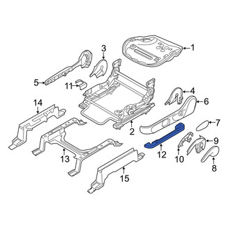 Mazda OE - Front Left Outer Seat Track Cover