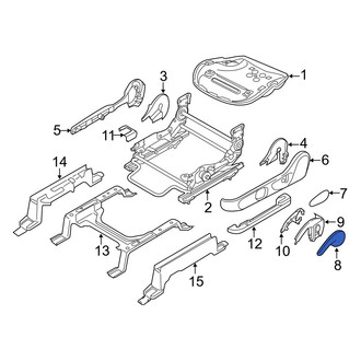 Mazda OE - Left Outer Seat Height Adjuster Handle
