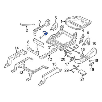 Mazda OE - Front Left Inner Seat Track Cover