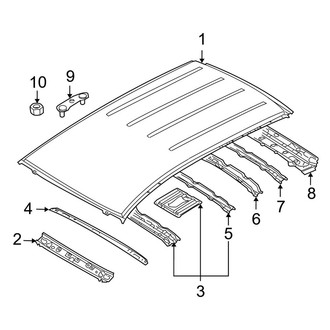 Mazda OE - Roof & Components (W/O Sunroof)