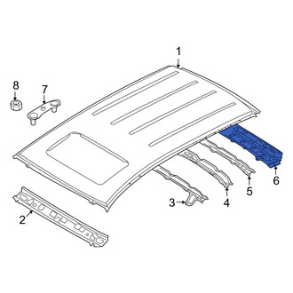 Mazda OE - Rear Roof Header Panel