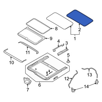 Mazda OE - Sunroof Seal