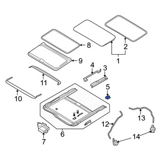 Mazda OE - Sunroof Stopper