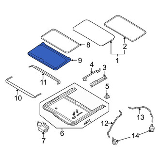 Mazda OE - Sunroof Cover