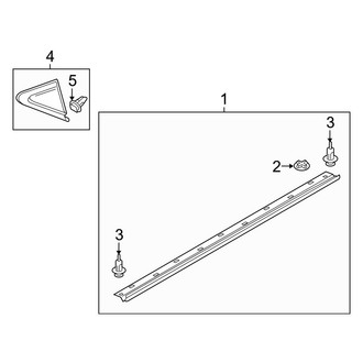 Mazda OE - Pillars, Rocker & Floor - Exterior Trim