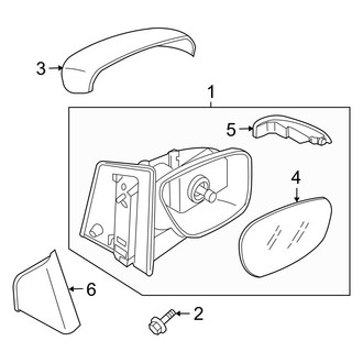Mazda OE - Front Door - Outside Mirrors