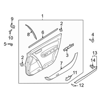 Mazda OE - Front Door - Interior Trim