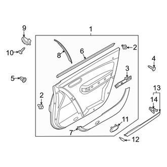 Mazda OE - Front Door - Interior Trim