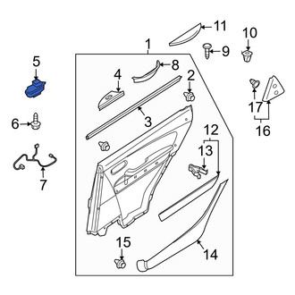 Mazda OE - Rear Door Window Switch