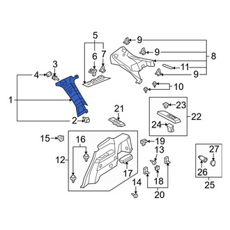 Mazda OE - Rear Left Body C-Pillar