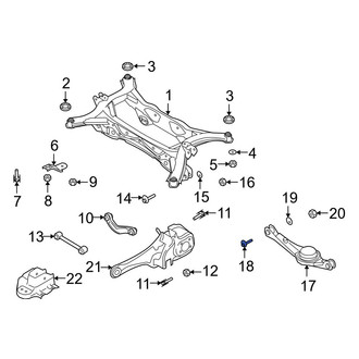 Mazda OE - Rear Suspension Control Arm Bolt