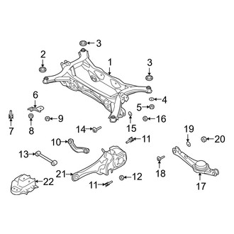 Mazda OE - Rear Suspension - Suspension Components (FWD)