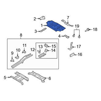 Mazda OE - Rear Floor Pan