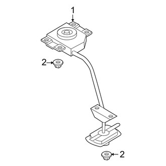 Mazda OE - Rear Body & Floor - Spare Tire Carrier