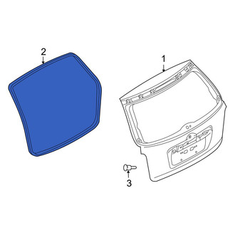 Mazda OE - Rear Hatch Seal