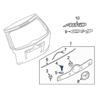 Mazda OE - Liftgate Finish Panel Clip