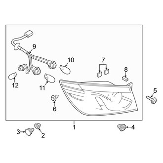 Mazda OE - Rear Lamps - Tail Lamps (On Body)
