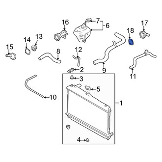 Mazda OE - Engine Coolant Outlet Gasket