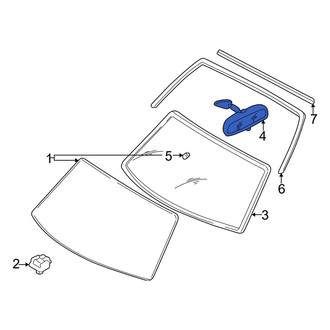 Mazda OE - Front Interior Rear View Mirror