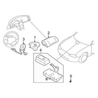 Mazda OE - Door Check Nut