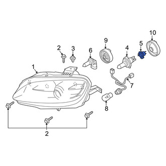 Mazda OE - Front Headlight Socket