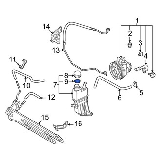 Mazda OE - Power Steering Reservoir Cap Seal