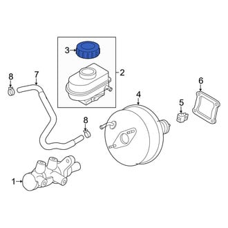 Mazda OE - Brake Master Cylinder Reservoir Cap
